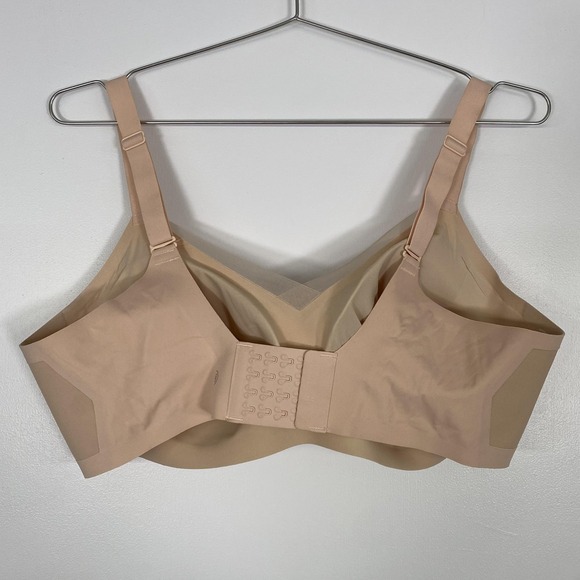 Honeylove Bra Womens 2X Nude Crossover Wireless Shaping Full Coverage Smooth - Picture 3 of 11